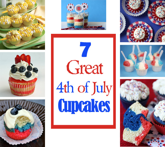 7 Creative Ideas for Fourth of July Cupcakes