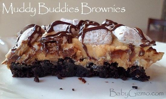 Muddy Buddies Brownies