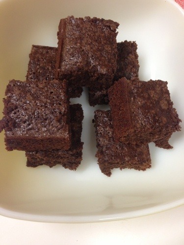 brownies stacked on white plate
