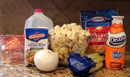 Potato Soup ingredients