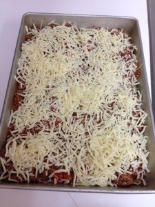 cheese in baking dish