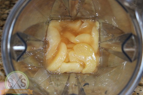 apple pie filling in vitamix blender