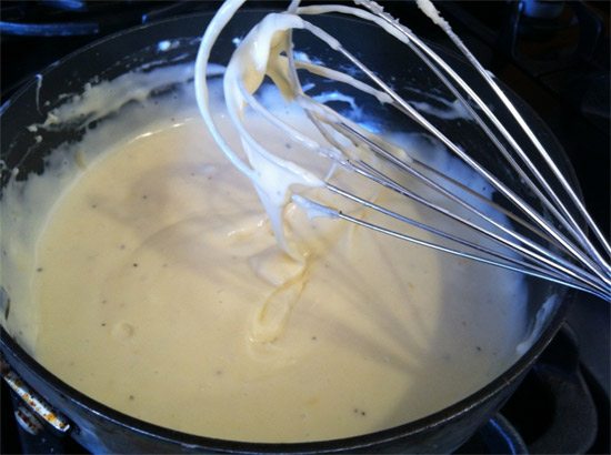 White Sauce with Cheese Recipe