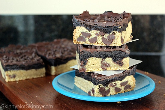 Oreo Truffle Chocolate Chip Cookie Bars