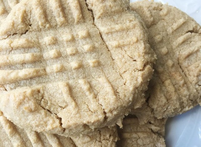 Gluten Free 3 Ingredient Peanut Butter Cookies